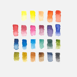 Kit aquarelle de voyage orange