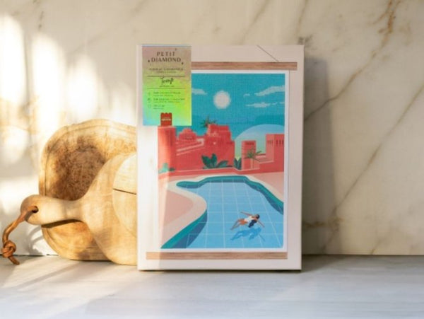 Kit de Diamond Painting 'Tenerife' par Petra Lidze | LA PETITE ÉPICERIE