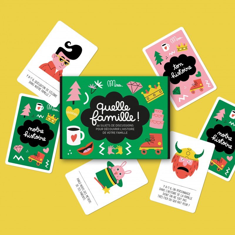 Kit de discussions 'Quelle famille !' | MINUS ÉDITIONS