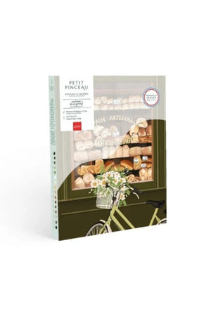 Kit peinture au numéro Petit Pinceau 'Boulangeries Parisiennes' | LA PETITE ÉPICERIE