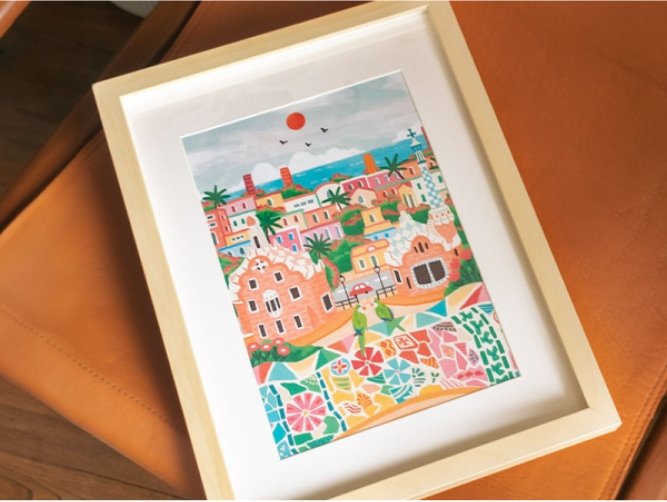 Kit peinture au numéro Petit Pinceau 'Barcelona' | LA PETITE ÉPICERIE