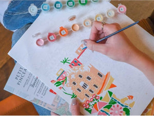 Kit peinture au numéro Petit Pinceau 'Barcelona' | LA PETITE ÉPICERIE