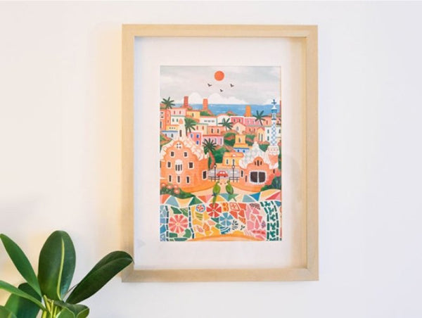 Kit peinture au numéro Petit Pinceau 'Barcelona' | LA PETITE ÉPICERIE