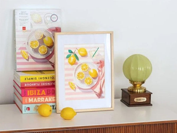 Kit peinture au numéro Petit Pinceau 'Citrons de Menton' | LA PETITE ÉPICERIE