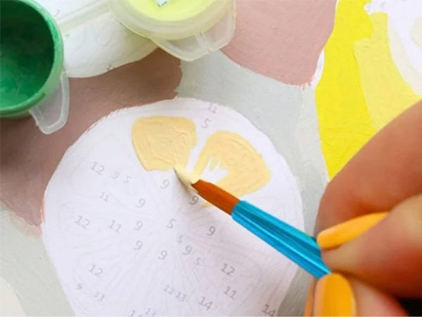 Kit peinture au numéro Petit Pinceau 'Citrons de Menton' | LA PETITE ÉPICERIE