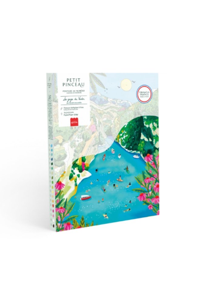 Kit peinture au numéro Petit Pinceau 'Les Gorges du Verdon' | LA PETITE ÉPICERIE