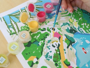 Kit peinture au numéro Petit Pinceau 'Les Gorges du Verdon' | LA PETITE ÉPICERIE