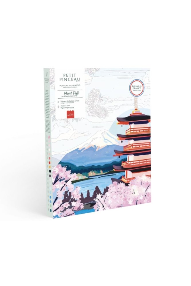 Kit peinture au numéro Petit Pinceau 'Mont Fuji' | LA PETITE ÉPICERIE
