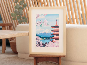 Kit peinture au numéro Petit Pinceau 'Mont Fuji' | LA PETITE ÉPICERIE