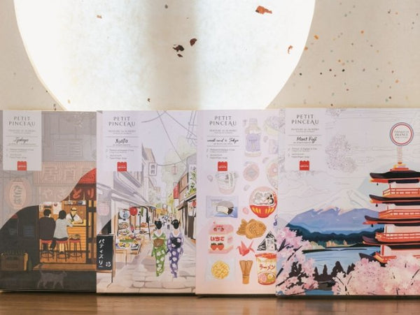 Kit peinture au numéro Petit Pinceau 'Mont Fuji' | LA PETITE ÉPICERIE