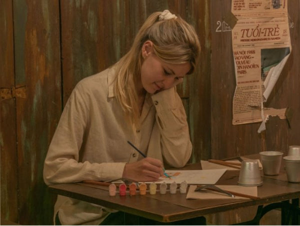 Kit peinture au numéro Petit Pinceau 'Singapore' | LA PETITE ÉPICERIE