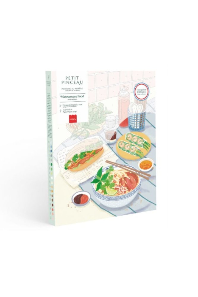Kit peinture au numéro Petit Pinceau 'Vietnamese Food' | LA PETITE ÉPICERIE