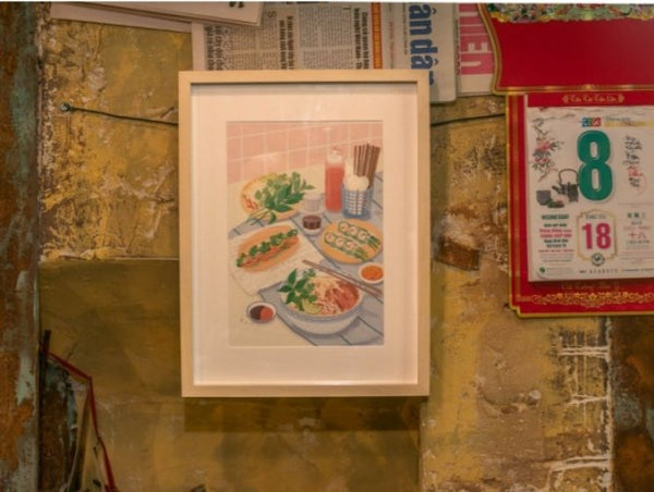Kit peinture au numéro Petit Pinceau 'Vietnamese Food' | LA PETITE ÉPICERIE