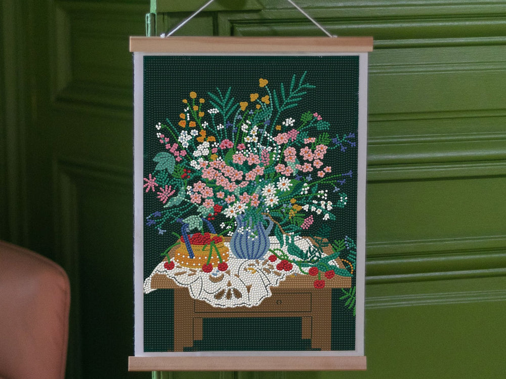 Kit de Diamond Painting 'Blooming' par Jessie Wong | LA PETITE ÉPICERIE