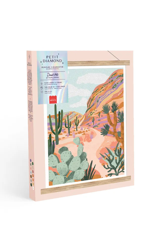 Kit de Diamond Painting 'Desert Hills' par Julia Cornelius | LA PETITE ÉPICERIE