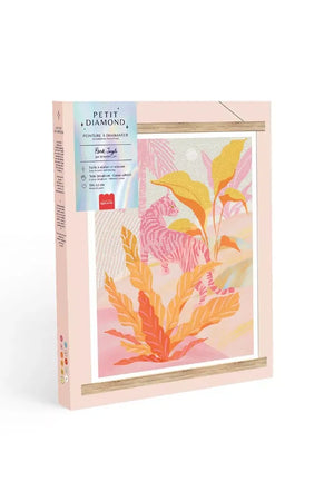 Kit de Diamond Painting 'Pink Jungle' par Sun Lee | LA PETITE ÉPICERIE