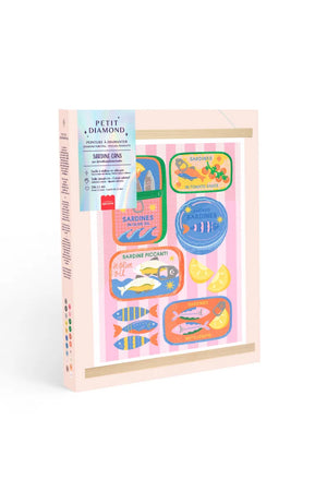 Kit de Diamond Painting 'Sardine Cans' | LA PETITE ÉPICERIE