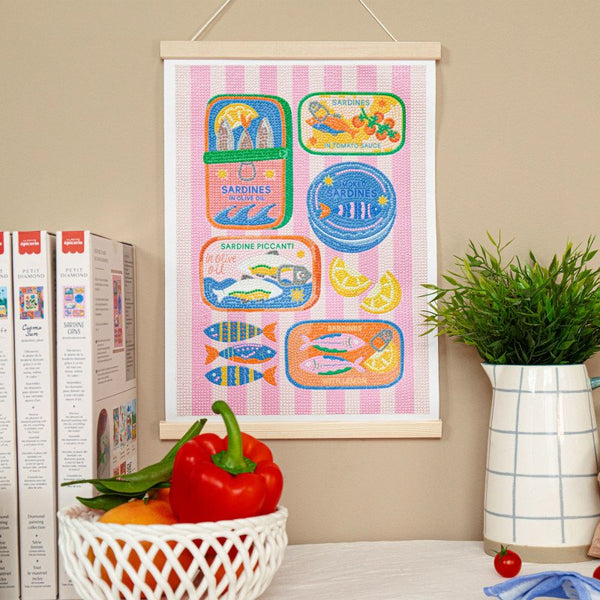 Kit de Diamond Painting 'Sardine Cans' | LA PETITE ÉPICERIE