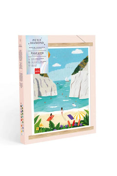 Kit de Diamond Painting 'Stiniva Beach' par Maja Tomljanovic | LA PETITE ÉPICERIE