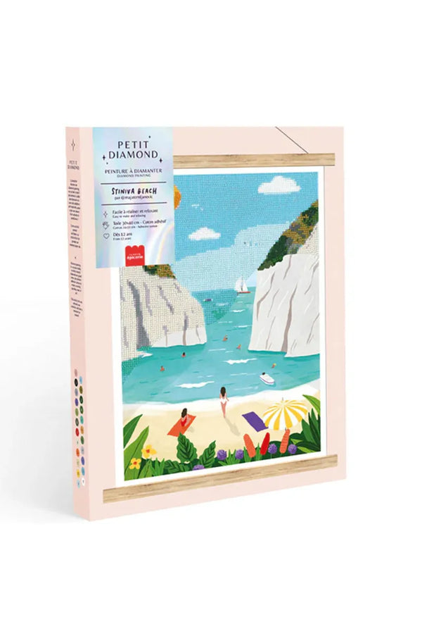 Kit de Diamond Painting 'Stiniva Beach' par Maja Tomljanovic | LA PETITE ÉPICERIE