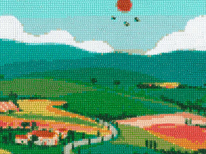 Kit de Diamond Painting 'Tuscany' par Nidhi Kachhadiya | LA PETITE ÉPICERIE