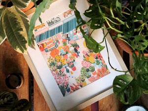 Kit peinture au numéro Petit Pinceau 'Flower Market' | LA PETITE ÉPICERIE