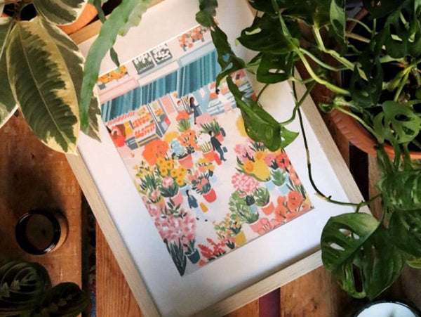 Kit peinture au numéro Petit Pinceau 'Flower Market' | LA PETITE ÉPICERIE