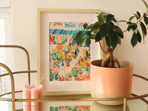Kit peinture au numéro Petit Pinceau 'Flower Market' | LA PETITE ÉPICERIE