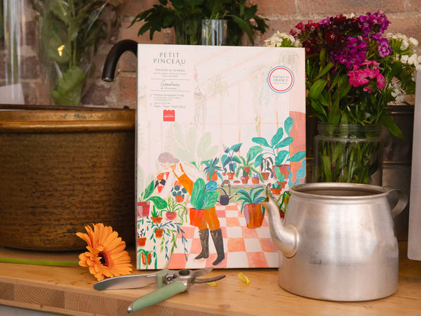 Kit de peinture au numéro 'Greenhouse' par Laura Page | LA PETITE EPICERIE