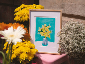Kit de peinture au numéro 'Mimosa' par Maguelone du Fou | LA PETITE EPICERIE