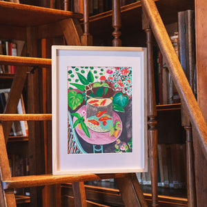 Kit peinture au numéro Petit Pinceau 'Les poissons rouges' par Henri Matisse | LA PETITE ÉPICERIE