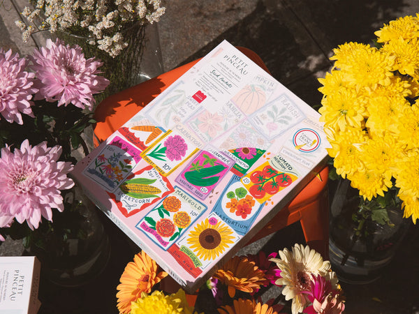 Kit de peinture au numéro 'Seed Packets' par Lisa Barlow Illustrates | LA PETITE EPICERIE
