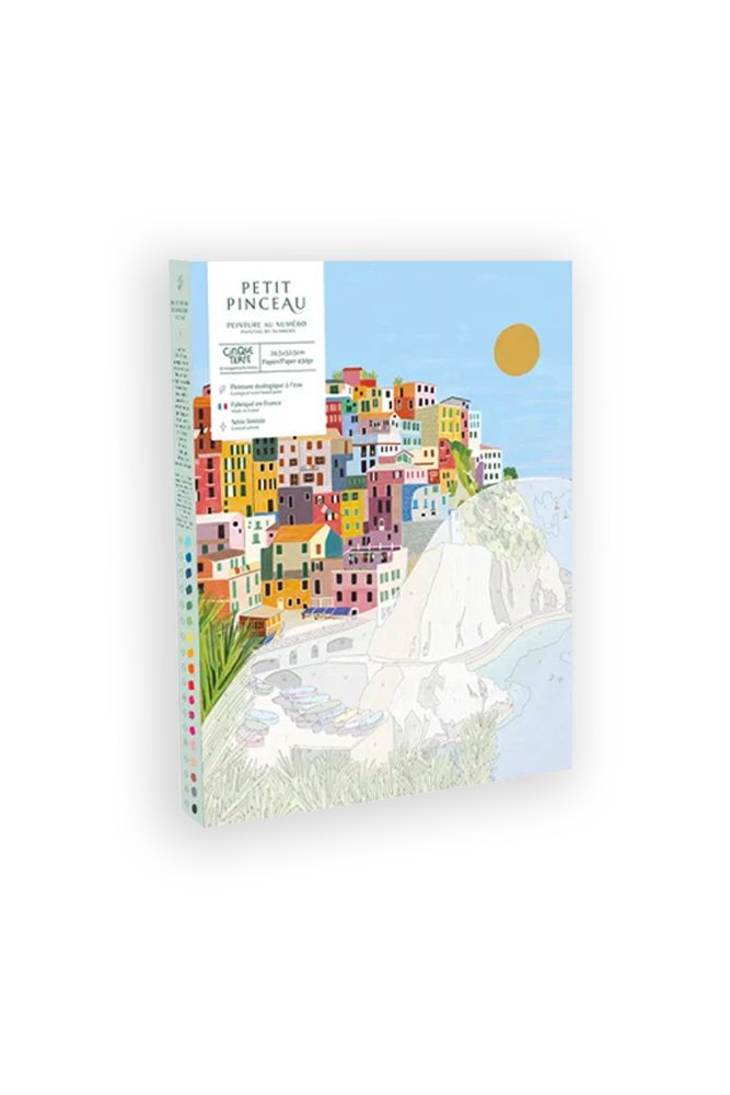 Kit peinture au numéro Petit Pinceau 'Cinque terre' | LA PETITE ÉPICERIE