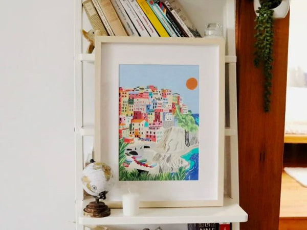 Kit peinture au numéro Petit Pinceau 'Cinque terre' | LA PETITE ÉPICERIE