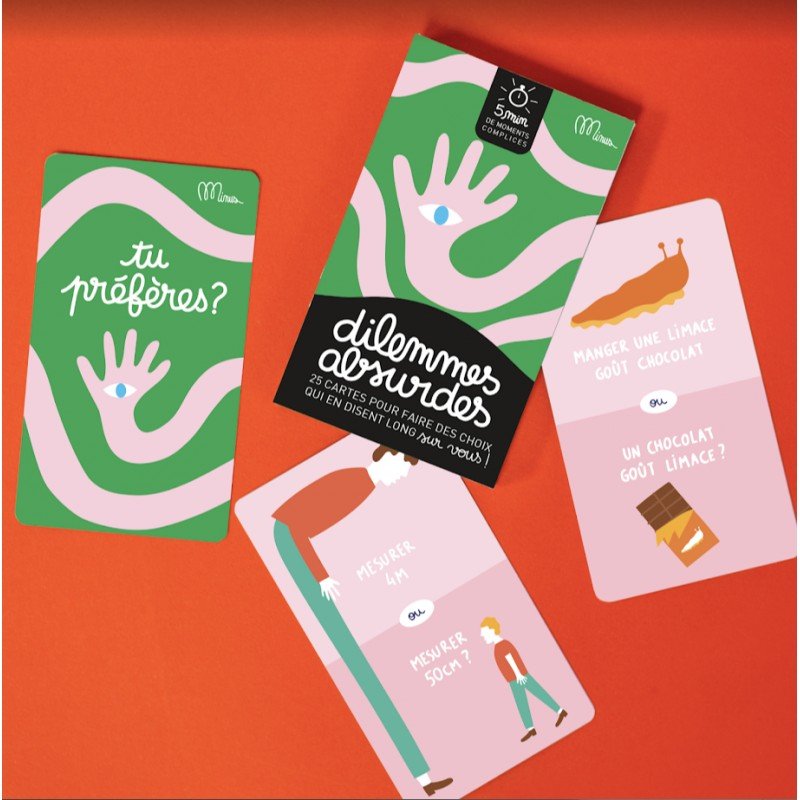 Kit de questions 'Dilemmes absurdes' | MINUS ÉDITIONS