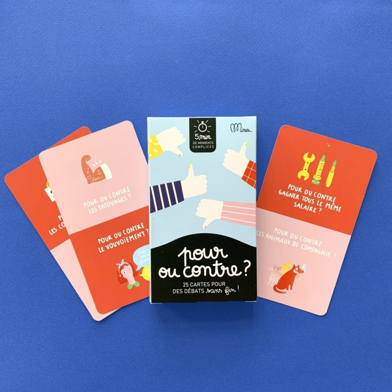 Kit de questions 'Pour ou contre ?' | MINUS ÉDITIONS