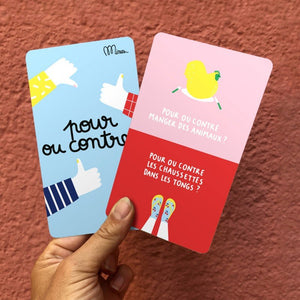 Kit de questions 'Pour ou contre ?' | MINUS ÉDITIONS