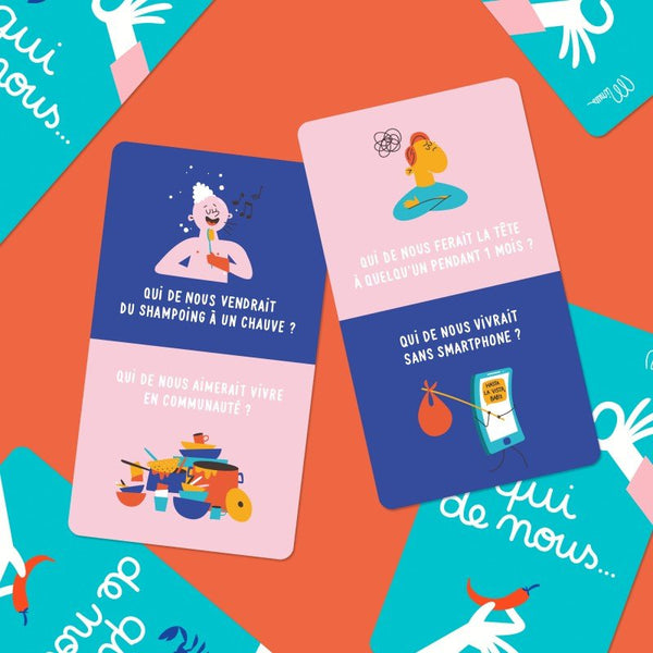 Kit de questions 'Qui de nous...' | MINUS ÉDITIONS