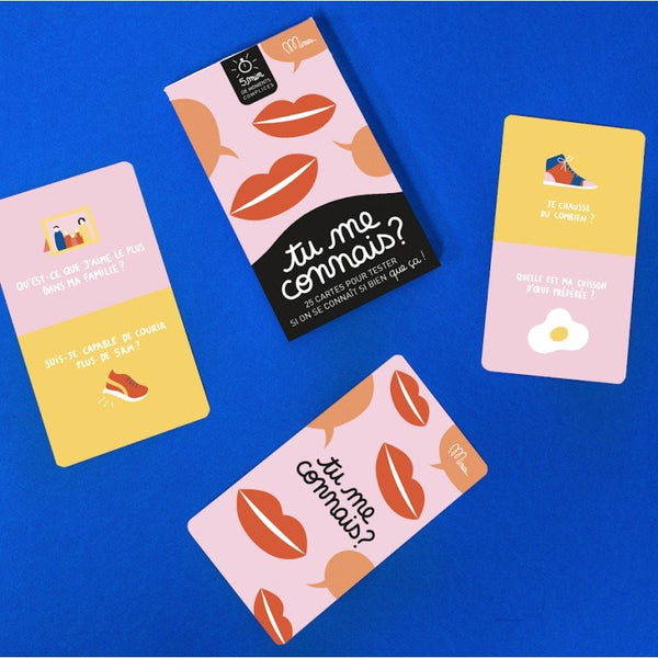 Kit de questions 'Tu me connais ?' | MINUS ÉDITIONS