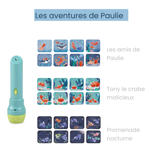 Lampe à histoires 'Les aventures de Paulie' | MOULIN ROTY