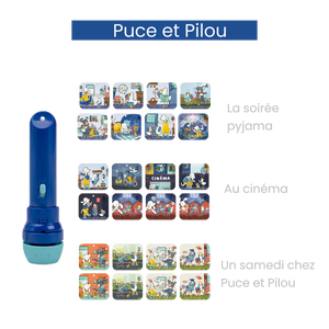 Lampe à histoires 'Puce et Pilou' | MOULIN ROTY
