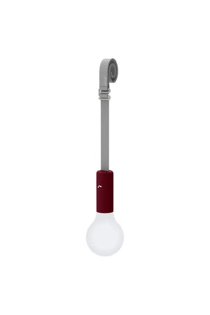 Lampe ‘APLÔ' Cerise noire & sangle de suspension | FERMOB