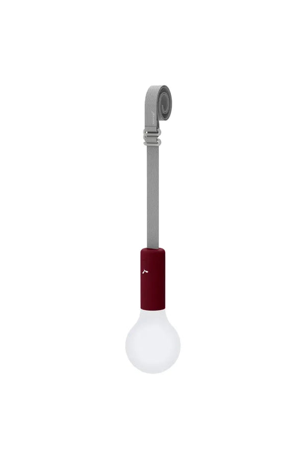 Lampe ‘APLÔ' Cerise noire & sangle de suspension | FERMOB