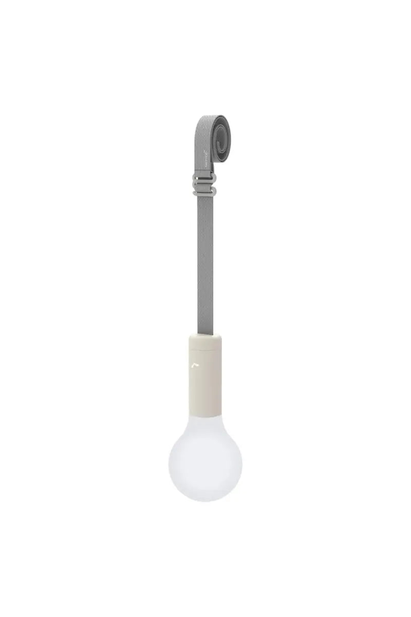 Lampe ‘APLÔ' Gris argile & sangle de suspension | FERMOB