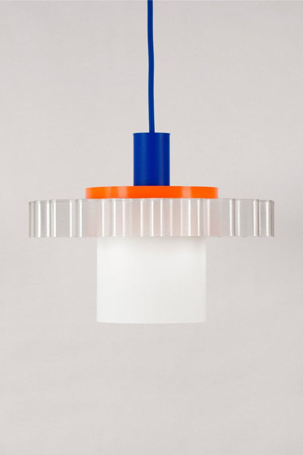 Lampe 'Gigi' n°1 Câble Bleu | WARREN & LAETITIA
