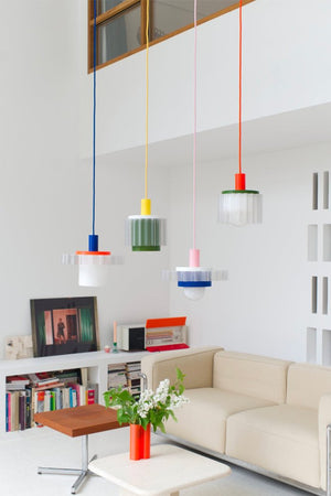 Lampe 'Gigi' n°3 Câble Vert forêt | WARREN & LAETITIA