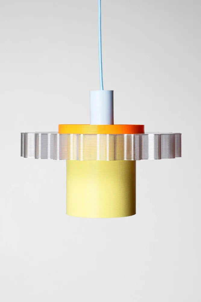 Lampe 'Gigi' n°1 Câble Bleu ciel | WARREN & LAETITIA