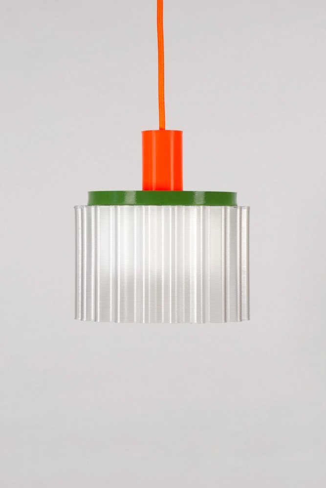 Lampe 'Gigi' n°2 Câble Orange | WARREN & LAETITIA