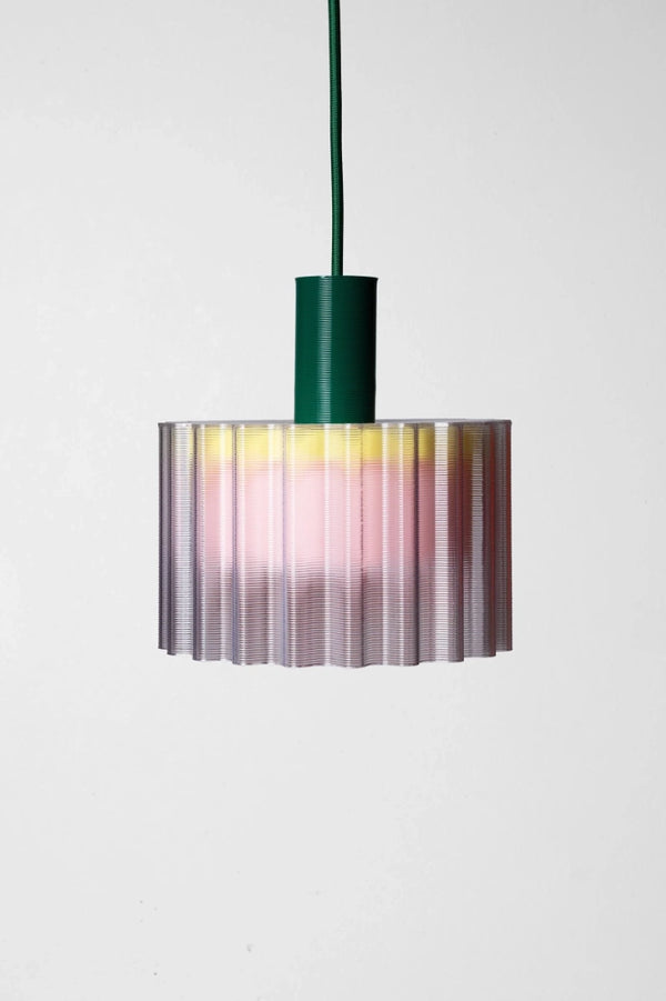 Lampe 'Gigi' n°2 Câble Vert forêt | WARREN & LAETITIA