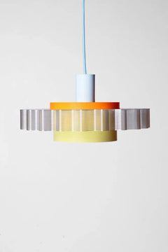 Lampe 'Gigi' n°3 Câble Bleu ciel | WARREN & LAETITIA
